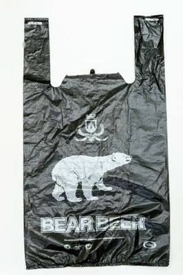 пакет майка ПНД медведь эко 30-54 (1-2500-100шт)сибпласт