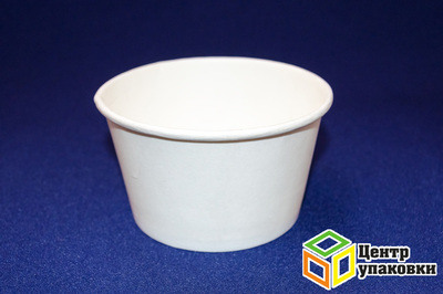 Чаша бумажная под суп/мороженое белая 500 мл (1-500-50 шт.)
