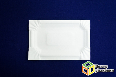 Тарелка картон 1117см белая, ламин (12000100шт) Молоко