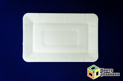 Тарелка картон 1320см белая, ламини (11000100шт)