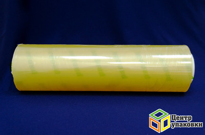 Пленка PVC 300мм 900м OptiFilm 8 мкм желтая (2,676 кг)